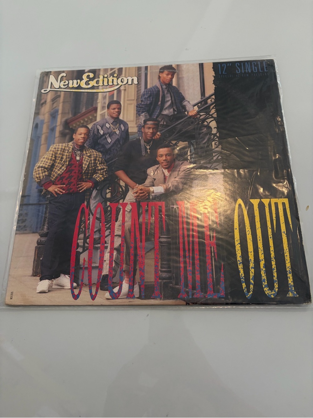 Vintage 80’s New Edition "Count Me Out" 12" Single MCA R&B soul boy band